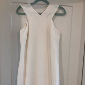 Ann Taylor dress, white, size 8, new with tags